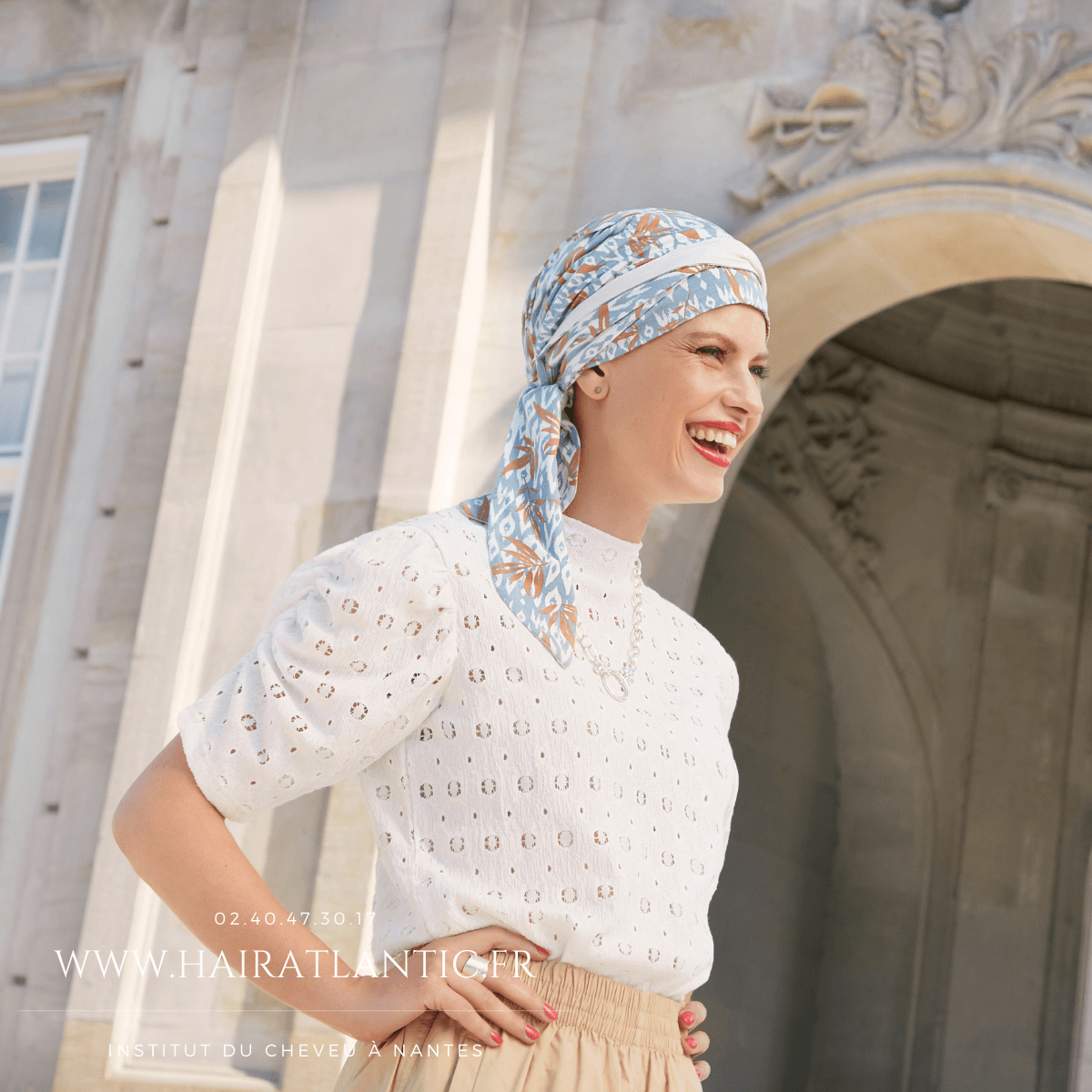 turban bleu claire chimiothérapie 44 nantes